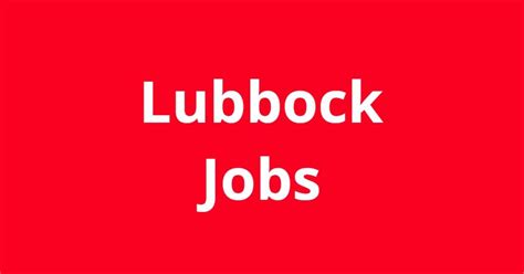 <b>Lubbock, TX</b> 79410. . Jobs in lubbock tx